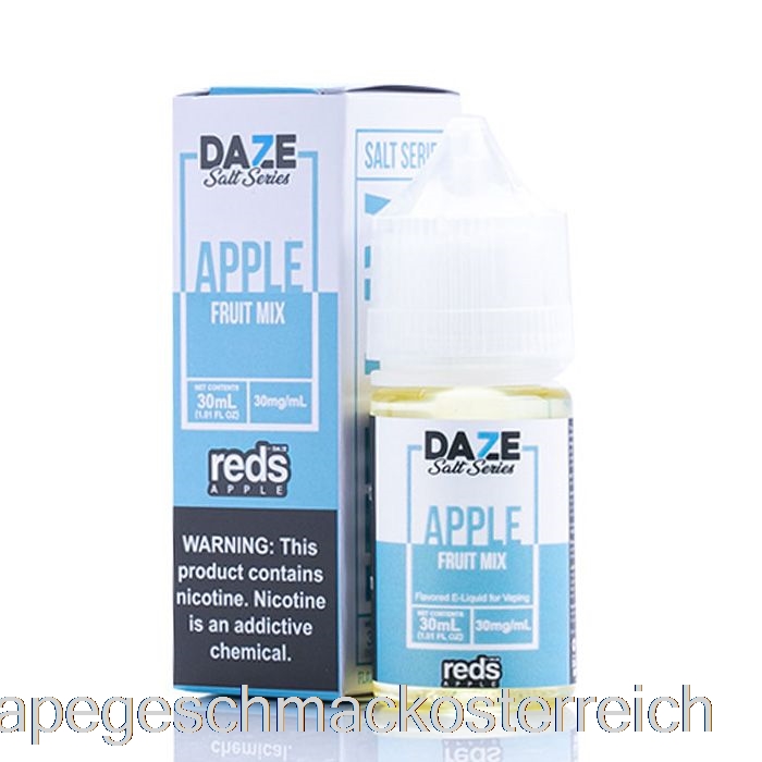 Fruchtmischung – Red's Apple E-Juice – 7 Daze Salt – 30 Ml, 30 Mg Vape-Geschmack